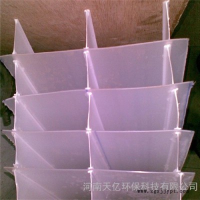 塑料四角斜板填料特厚高负荷自来水沉砂污水沉淀除砂加厚PP斜板图5