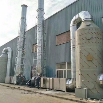 荣信环保定制pp喷淋塔 工业喷淋塔 废气净化塔 来电咨询图2