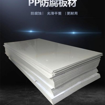 厂家供应PP板 白色硬胶板 防腐设备塑料板可定制加工