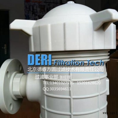 PP塑料塑胶袋式过滤器；纯PP防腐耐强酸强碱溶剂管道袋式过滤器；耐强酸碱塑料过滤器；腐蚀溶液过滤器图5