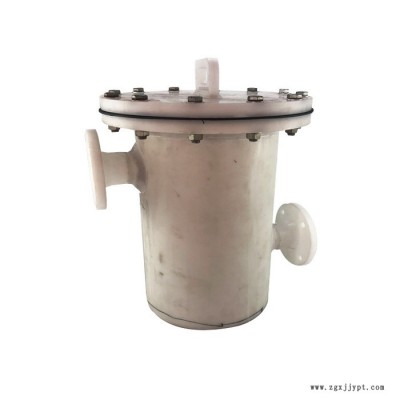 PP蓝式过滤器 FRPP管道过滤器 提篮式过滤器厂家定制图3