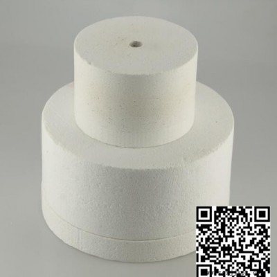 乐铭鑫1707014L DIY工具不锈钢金属微波窑炉三脚架eva夹胶炉蒸饭架 隔热用装置隔热架微波配件图3