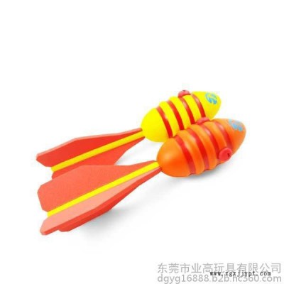 厂家订做业高环保彩色带口哨YG031儿童EVA飞弹**球玩具图7
