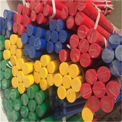 鼎越MC901蓝色尼龙棒 实心白色耐磨尼龙圆柱 加纤pa6米黄塑料圆柱挤出 PA66韧性棒 PA1010浇筑尼龙棒图4