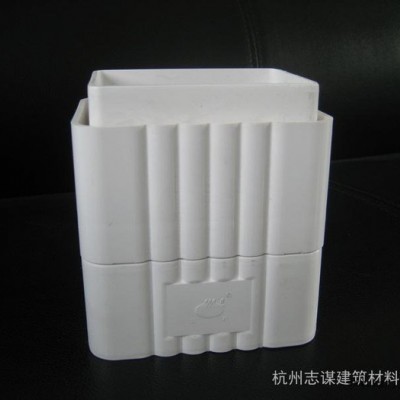 志谋供应全国树脂   PVC   K型   U型屋檐排水槽彩铝落水天沟安装设计及价格咨询图2