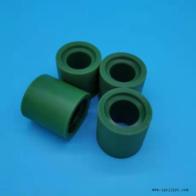 厂家批发生产pa6尼龙塑料轴套 绿色尼龙衬套 高分子套筒 可加工异型