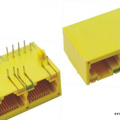 RJ45滤波器插座 黄色PBT 百兆变压器图2