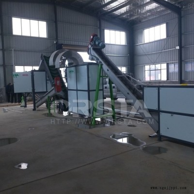 东莞厂家制造PET瓶造粒机，矿泉水瓶PET塑料扒纸清洗造粒机图2