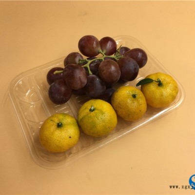 PET盒全透明一次性水果包装盒 托盘蔬菜水果长方形打包托盘1800个 pet图1
