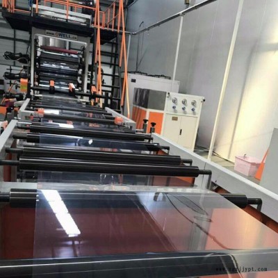 PET吸塑包装片、文具装饰片挤出生产线图2