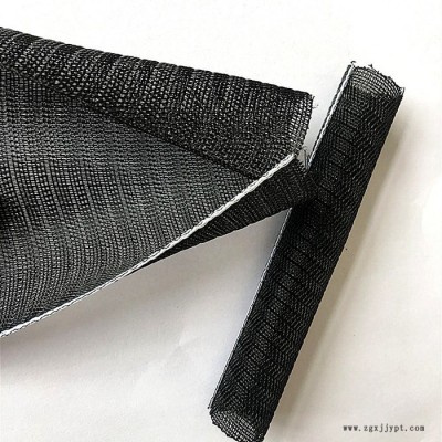 鸿盛远SCP 开口全胶丝编织套管 PET编织套管 阻燃柔性套管图4