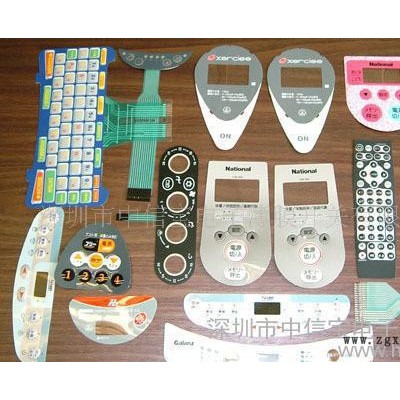 家用电器PET铭板、印刷标签、薄膜按键面贴、电器铭板生产