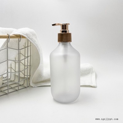 恒赢**pet塑料洗护瓶400/500ml圆肩乳液瓶 化妆品瓶图5