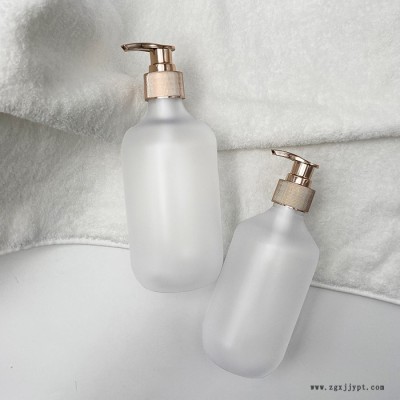 恒赢**pet塑料洗护瓶400/500ml圆肩乳液瓶 化妆品瓶图2