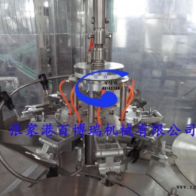 含气饮料三合一PET灌装机BBR-84)饮料机械图2