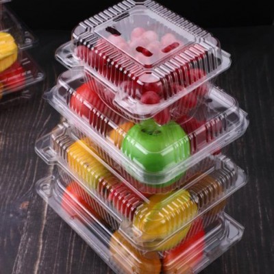 透明PET包装盒 一次性水果包装盒 西点盒 多种规格尺寸图3