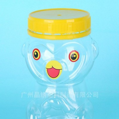 PET食品塑料瓶 果仁透明瓶 椭圆形瓶子 500ML手提瓶图5