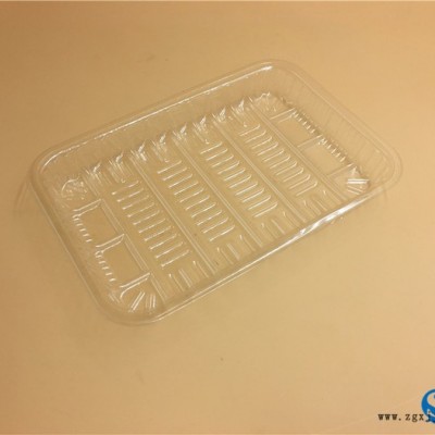 PET2215一次性透明食品生鲜托盘猪肉蔬菜打包碟超市水果盒1800个图1