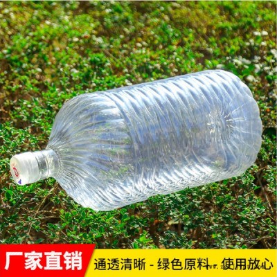 亦升朋桓 专业生产一次性纯净水桶PET圆形透明塑料油壶超市散装酒桶图3