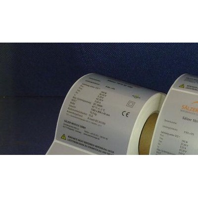 山东泰安市法森牌MZ0050-25微米亚银PET UL标签厂-太阳能电池标签图3