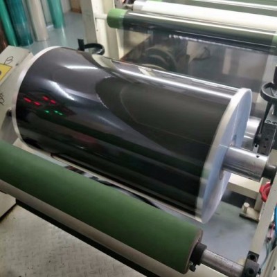 pet地暖发热片绝缘遮蔽膜 pet热熔胶 94V0PET单面胶带 黑色pet胶膜 PET热压胶膜 热熔烫胶膜图4