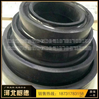 树德厂家定制输送机托辊配件托辊管 托辊轴 轴承座 尼龙密封圈 缓冲橡胶圈 梳型托辊隔离套 摩擦头图2