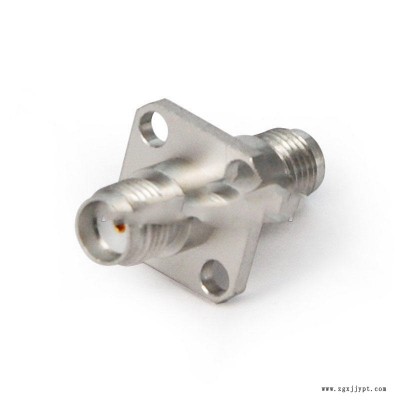 SMA(母)-SMA(母)精密转接器，4孔法兰，带密封圈，DC-18GHz