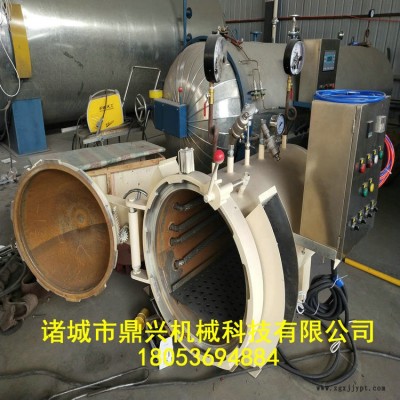 河北保定塑胶跑道胶片硫化罐 密封圈高温蒸汽加热硫化罐 电器两用节能环保硫化罐 1540电水加热真空无氧硫化罐批发图2