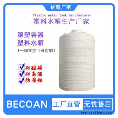 酸碱溶液容器厂家 必可安加药箱罐厂家  1000L滚塑化工容器生产厂家图2