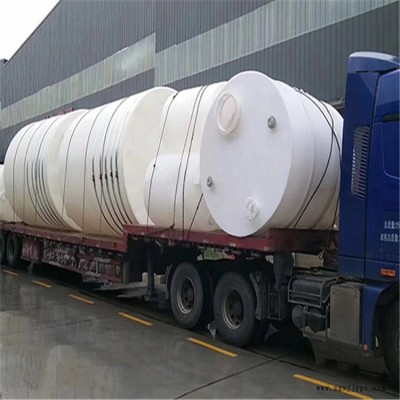 甬诚滚塑 5吨抗震容器 10方桔黄色塑料容器 循环水处理养殖业化工容器图4