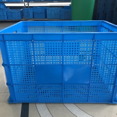 物豪塑料厂家直销大号塑胶箱全新料食品级多重颜色可选择定制江浙沪免费送货755系列筐工具箱生鲜配送加厚款图2