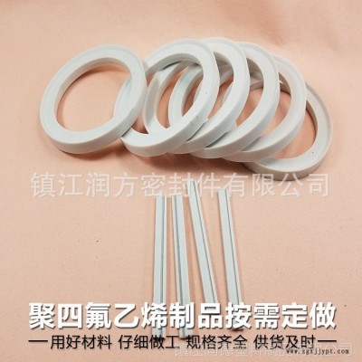 聚四氟乙烯PTFE填充玻纤密封圈导向环支撑圈规格尺寸可以定制图2