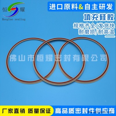 厂家直供 硅胶配件密封圈O型圈 优聚苯酯填充硅胶密封圈批发图5