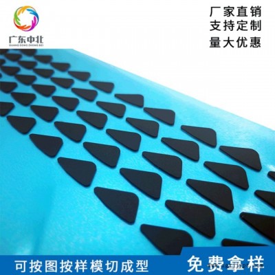 硅胶垫片  黑色硅胶防撞硅胶防震硅胶脚垫硅胶防滑垫片电子家具台灯硅胶脚垫图1