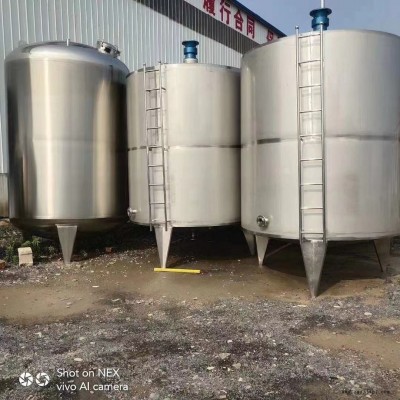 处理闲置二手 不锈钢储罐 搅拌罐 化工容器 奶仓 可现场试机看货图3