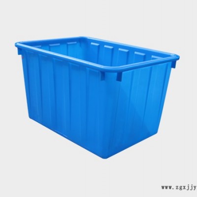 现货供应 防潮耐用 轩盛200L塑料水箱 水产养殖箱 储泡瓷砖水箱 养鱼养龟箱图2