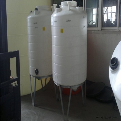 10立方二次锥底塑料桶 双氧水PE材质做的锥形储存桶 甬诚20吨大尖底化工容器图2