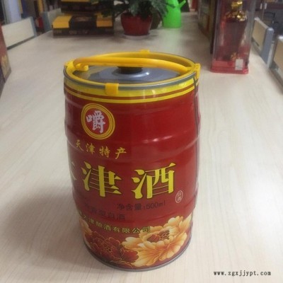 小款白酒桶外观精致马口铁白酒桶信义厂家设计定做