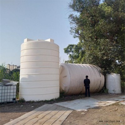 甬诚滚塑 5吨印染容器 10方桔黄色塑料容器 硬水化工容器图4