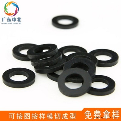 厂家加工 黑色硅胶垫片 防撞硅胶 防震硅胶脚垫 硅胶防滑垫片 电子家具台灯硅胶脚垫 硅胶垫片 模切冲型图1