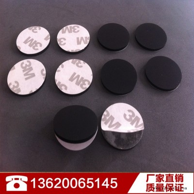 耐高温黑色硅胶垫片防滑防震硅胶胶垫3M自粘圆形硅胶脚垫方形硅胶图4