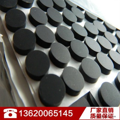 耐高温黑色硅胶垫片防滑防震硅胶胶垫3M自粘圆形硅胶脚垫方形硅胶图2