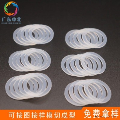 环保硅胶片  垫片 硅胶垫片 耐磨片 绝缘片 模切加工定制图1