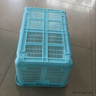 热销供应 630周转筐系列 长方形塑料轴周转筐 加厚物流塑料周转筐图3