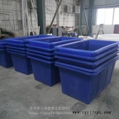 供应500LPE方桶 聚乙稀塑料方箱 服装印染周转箱 PE食品级方桶500升图2