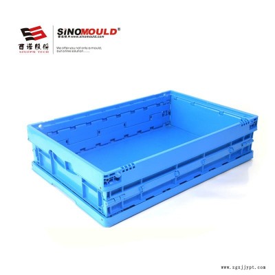 西诺可折叠周转箱604015C1 高强度塑胶周转筐 可堆垛PP物流运输筐 可定制图2
