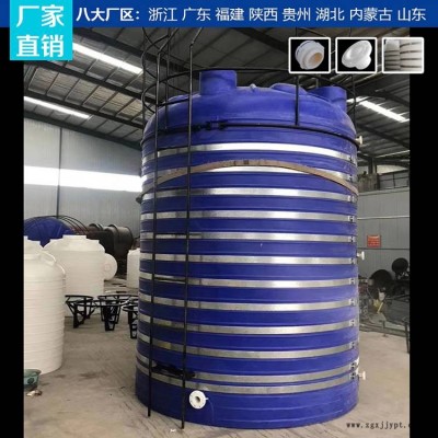 滚塑容器6吨蓄水罐抗寒 6吨塑料化工水塔性能好图2