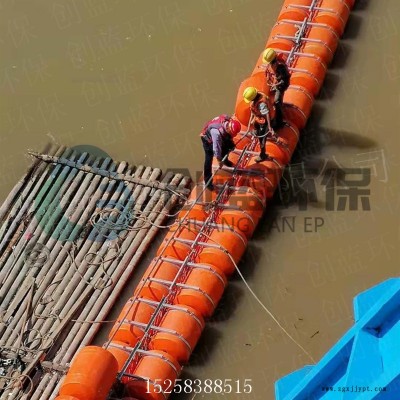 荆门水库区使用漂浮挡渣塑料拦污排设备创蓝工厂直销图2