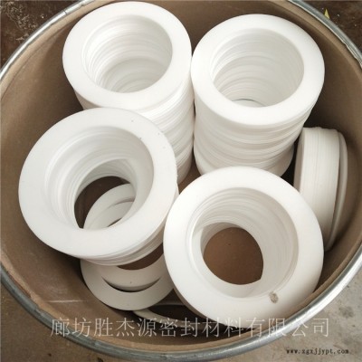 大城县厂家直销定制生产 聚乙烯四氟垫片 F4垫片 法兰垫片 PTFE垫 异型四氟垫片 胜杰源牌图2