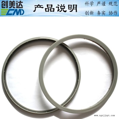 汕头硅胶定做耐高温易清洗 肇庆咖啡壶圆形密封硅胶圈精品优选 茂名玻璃杯单孔​O型硅胶垫圈​图2